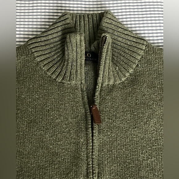 Ralph Lauren green sweater EUC - Picture 5 of 8